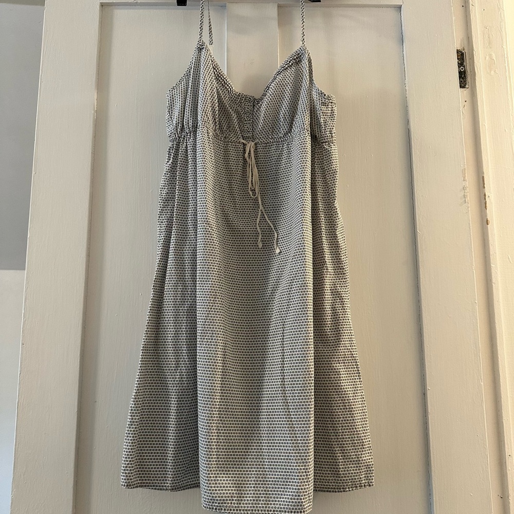 GAP Black and White Spaghetti Strap Dress